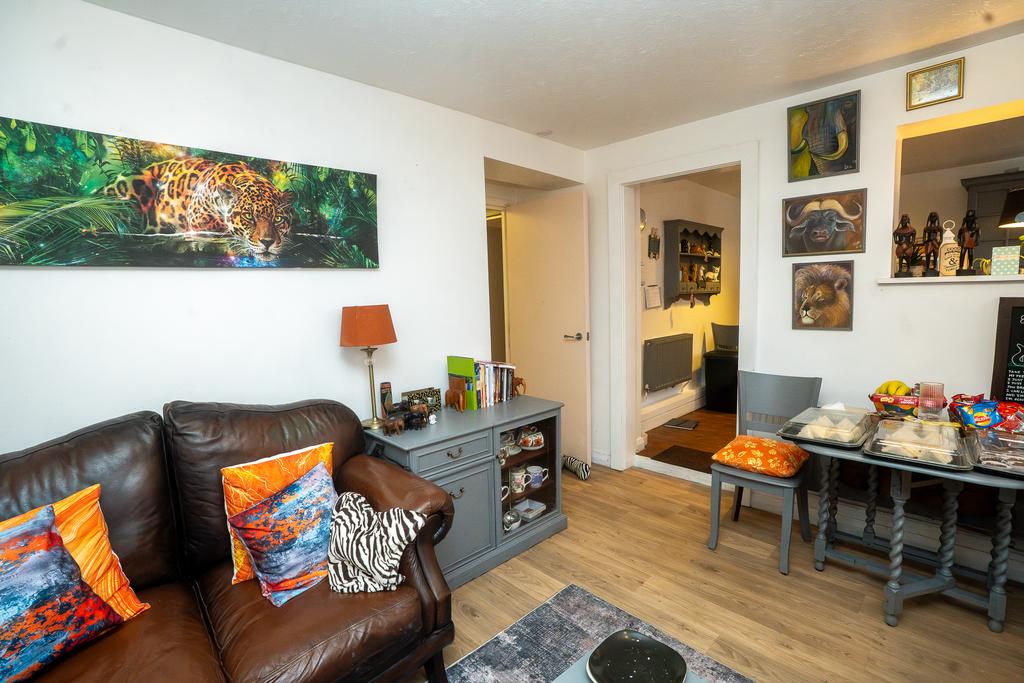 Open-plan living area