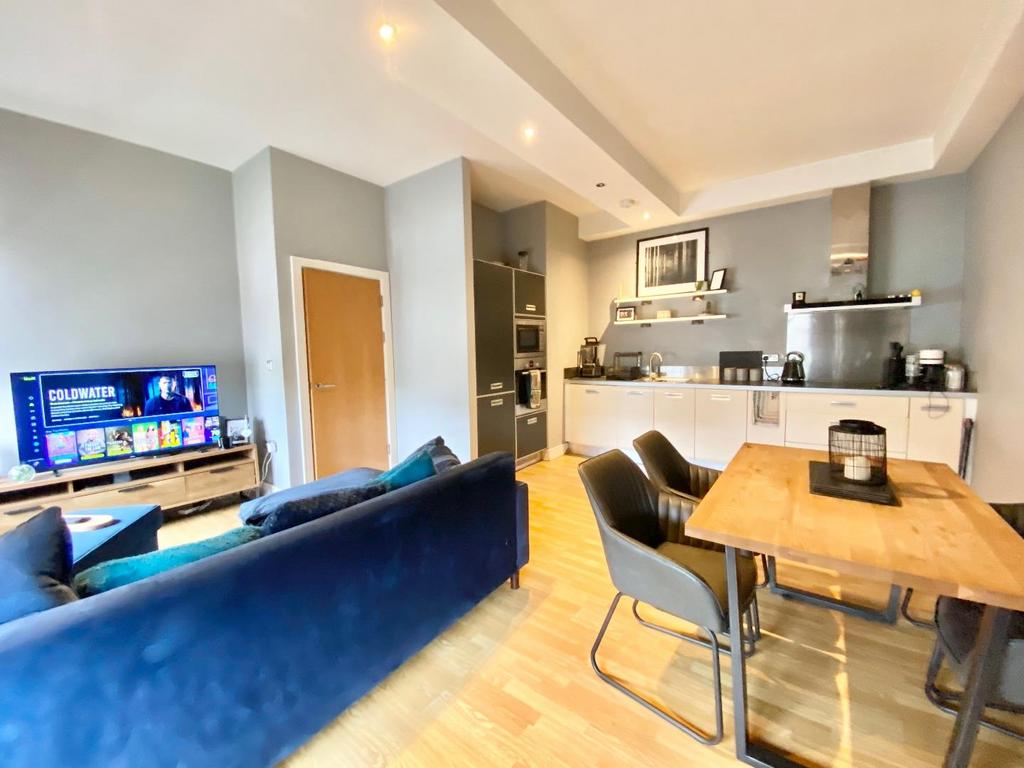 Open plan living kitchen
