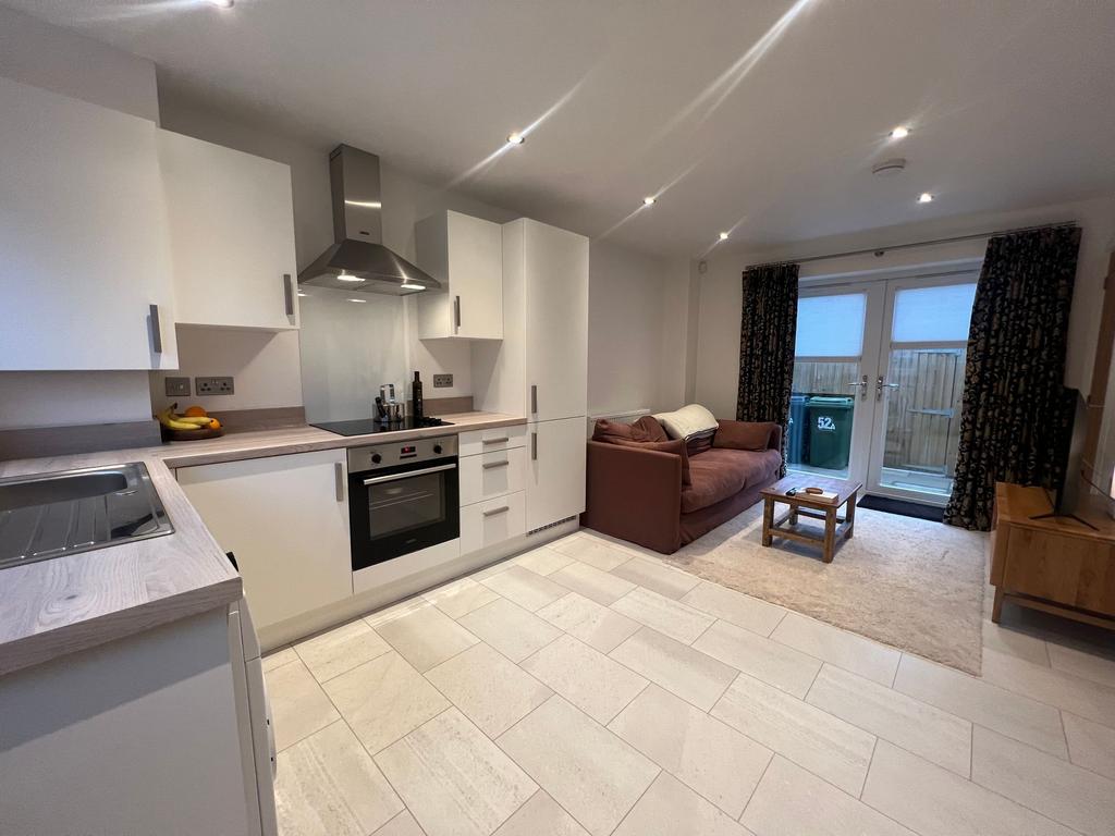 Open plan living kitchen room