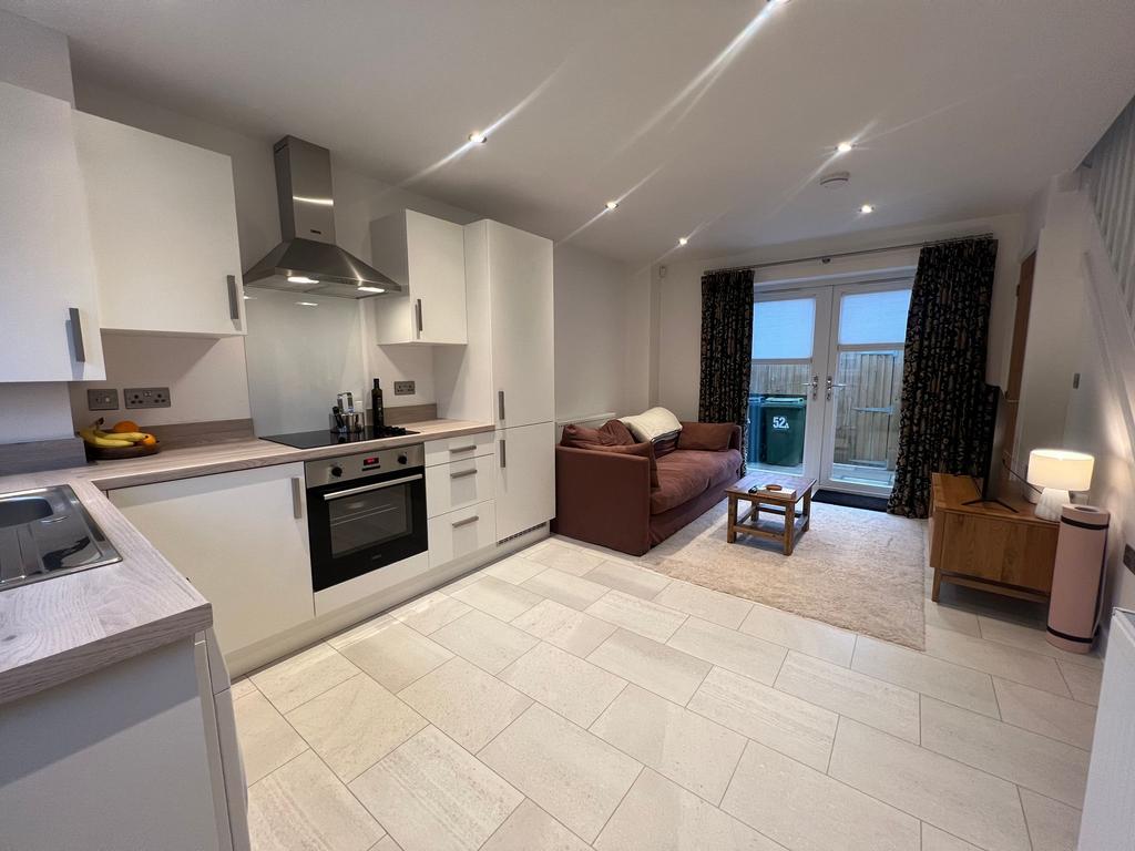 Open plan living kitchen room