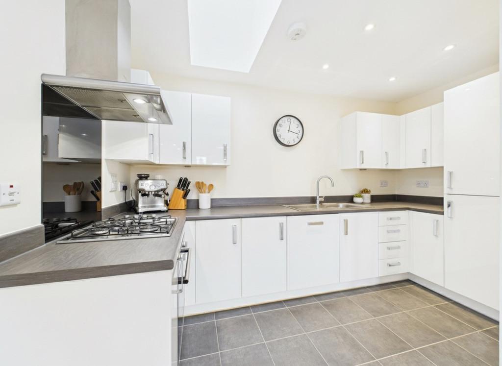 Kitchen staged