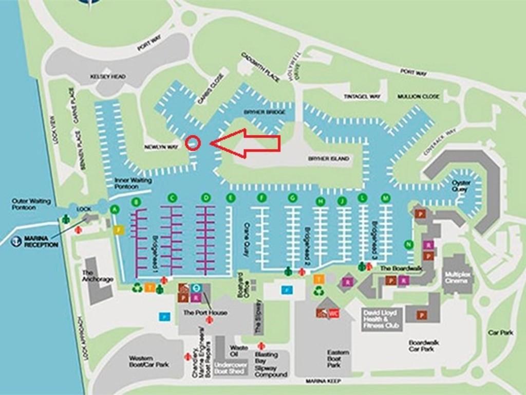 Port Solent Map