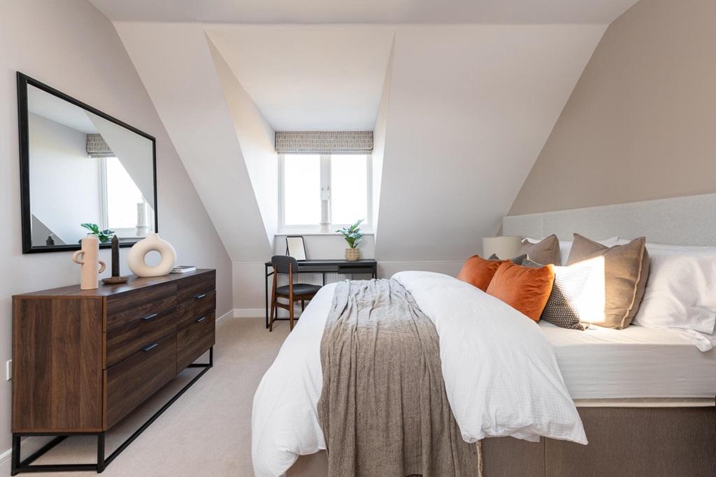 The second floor bedroom