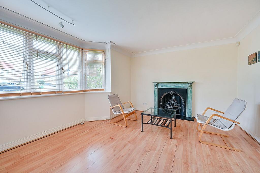 Living room, fireplace