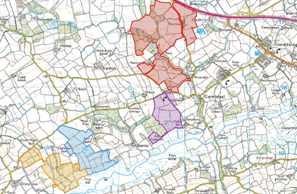 Accompanying land