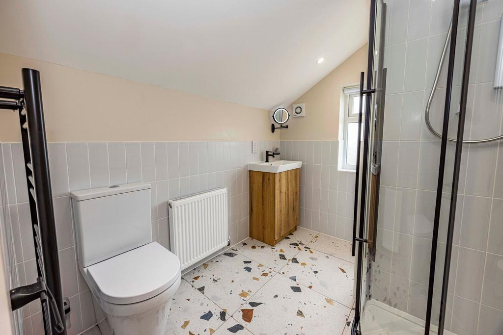 Off-suite bathroom