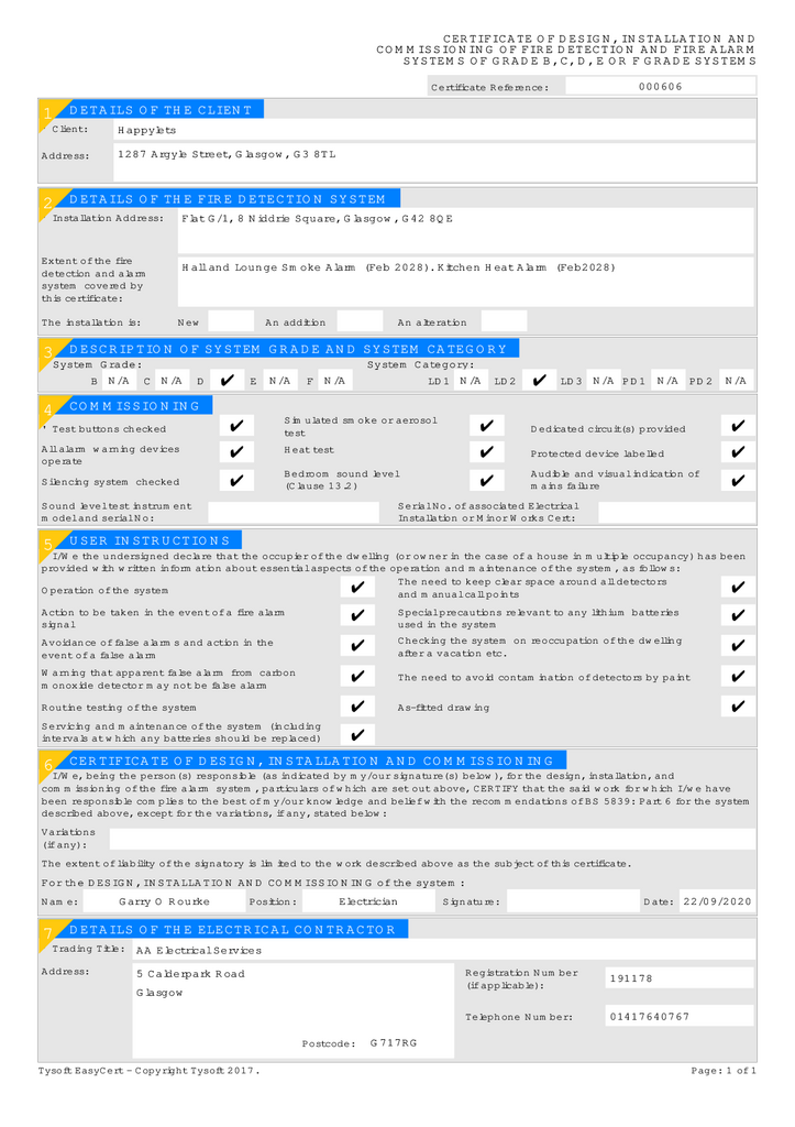 EPC Certificate