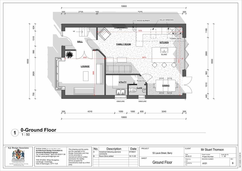A101-ROOM DIMS - Ground Floor-B-