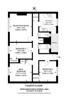 3 bedroom flat for sale, Randisbourne Gardens, London, SE6