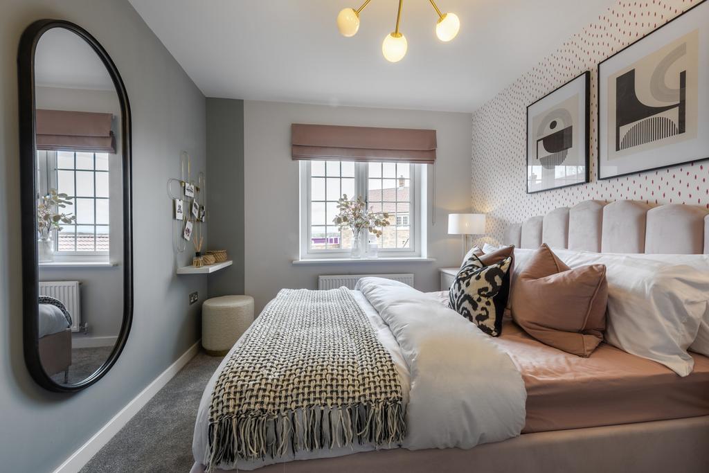 Indicative Bedroom, Contemporary Modern Decoration