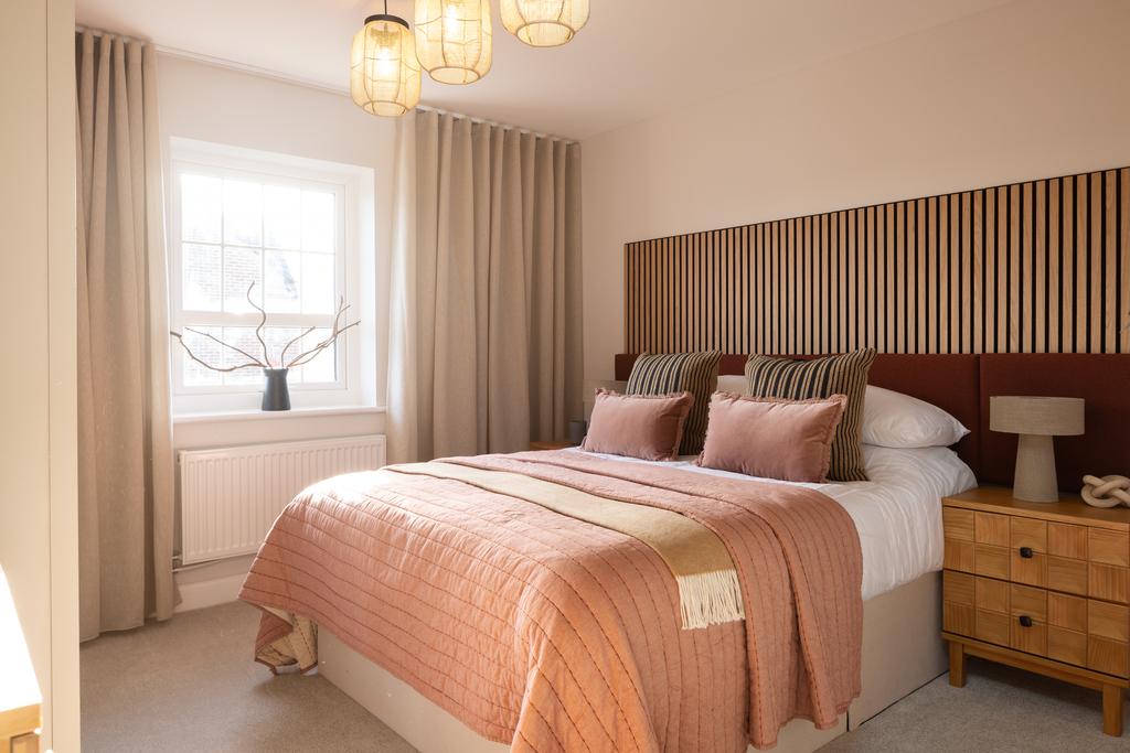 Internal shot of the second double bedroom in...