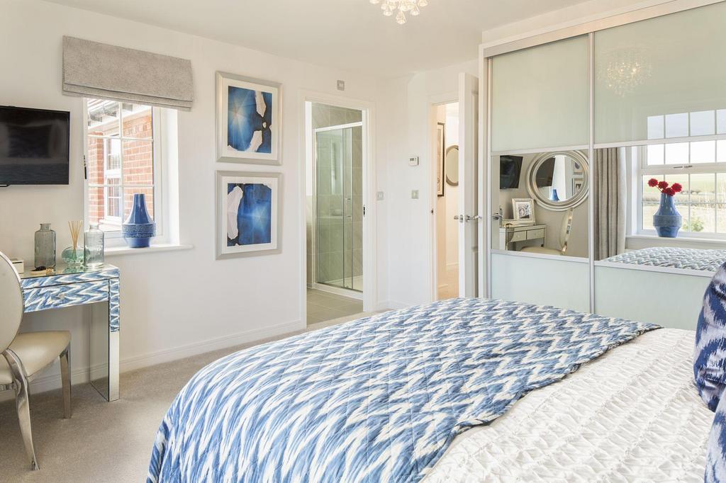 Bedroom in the Exeter 4 bedroom home