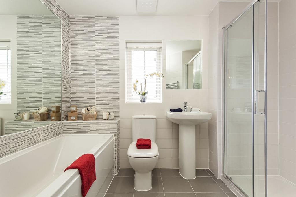 Bathroom in the Exeter 4 bedroom home