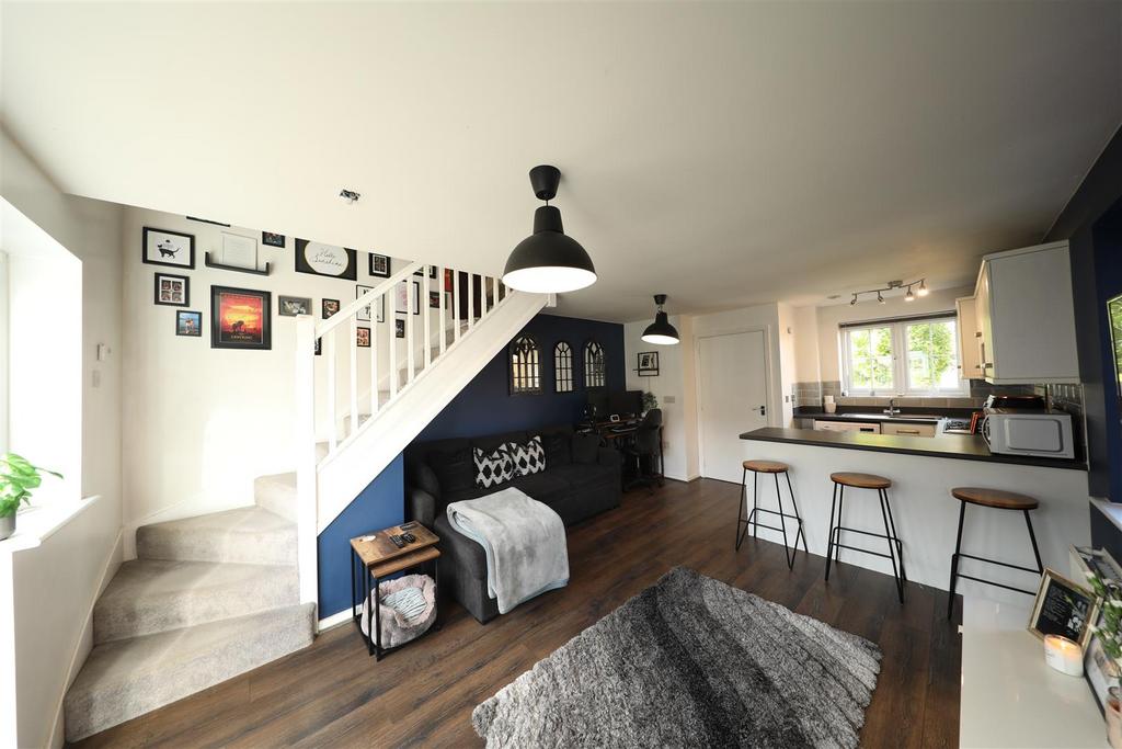 Open plan living area