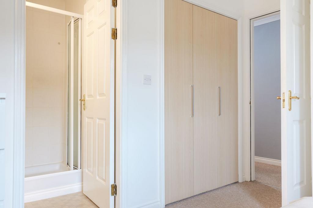 Large double bedroom with spacious built-in...