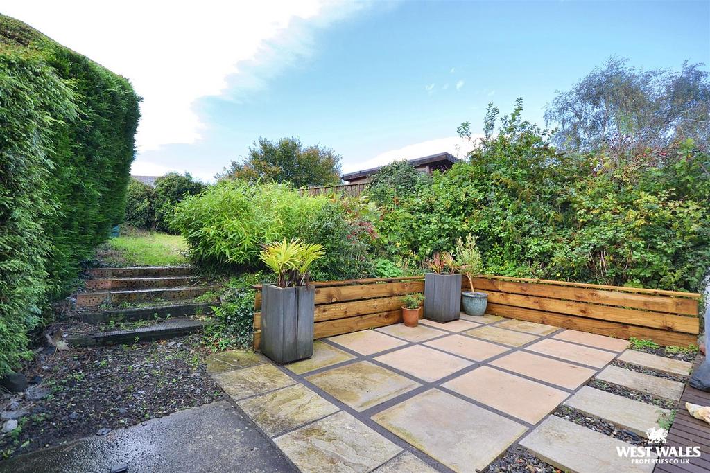 Rear patio