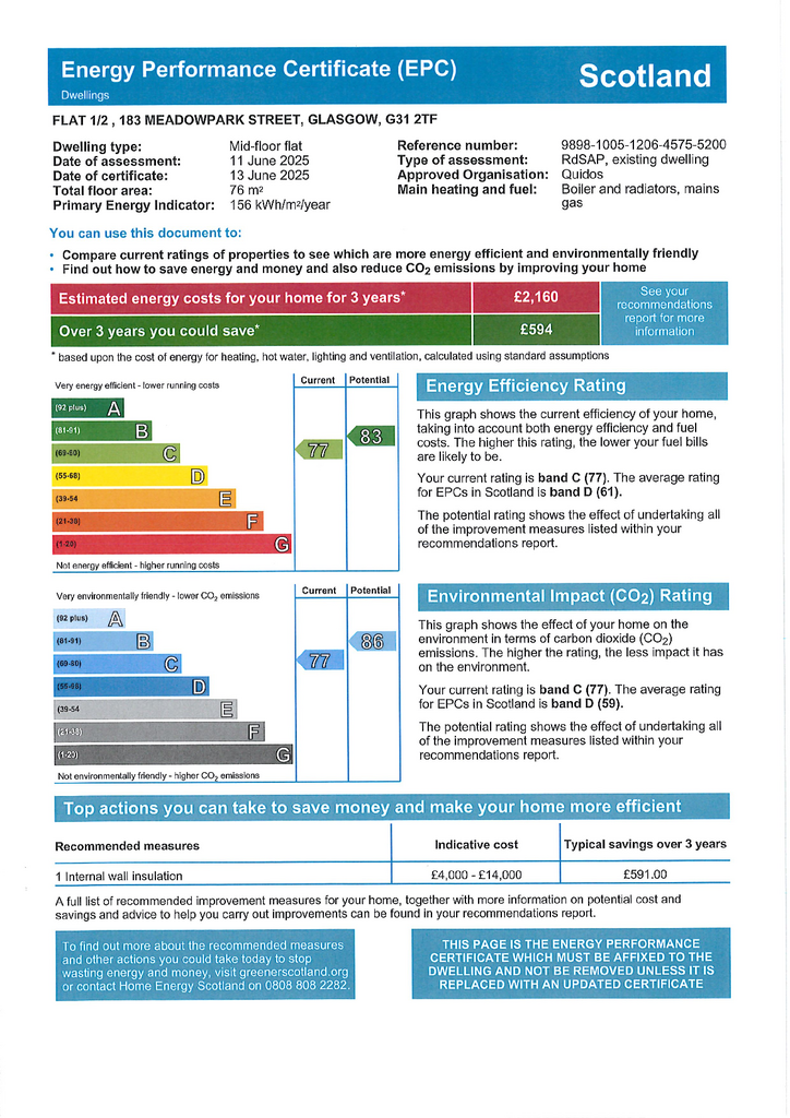 EPC Certificate