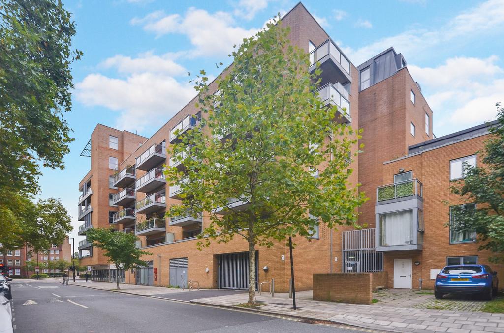 Apartment building facade, block of apartments