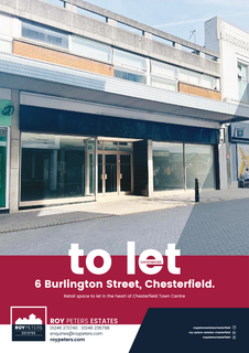 Retail property (high street) to rent, 2-6 Burlington St Chesterfield S40 1RR