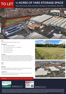 Land to rent, Woden Rd W Wednesbury WS10 7SG