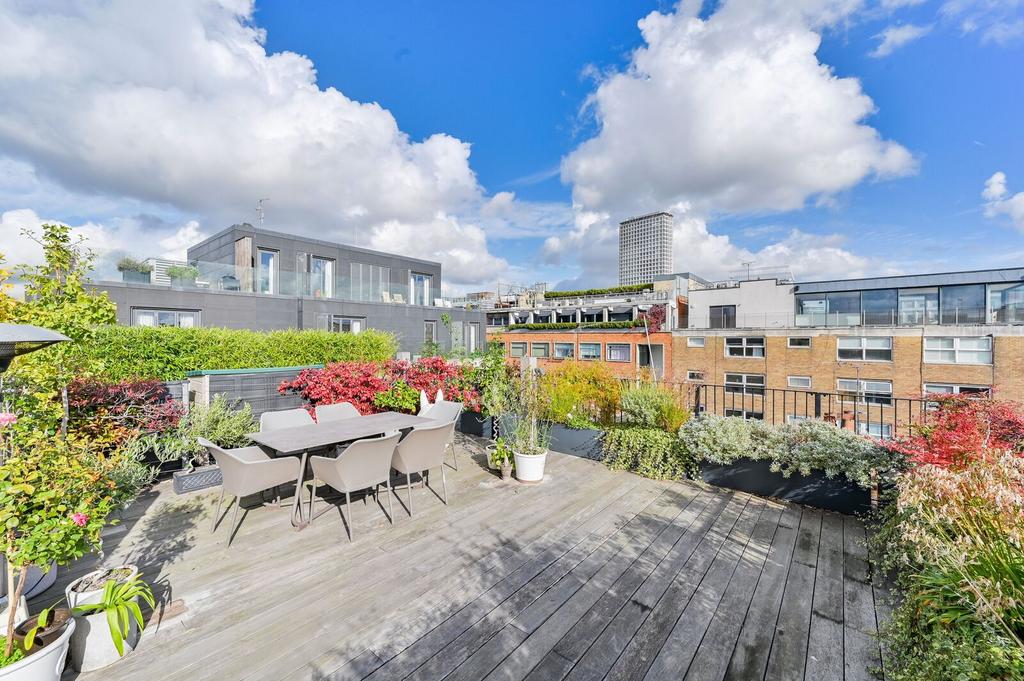 Roof terrace view, roof terrace