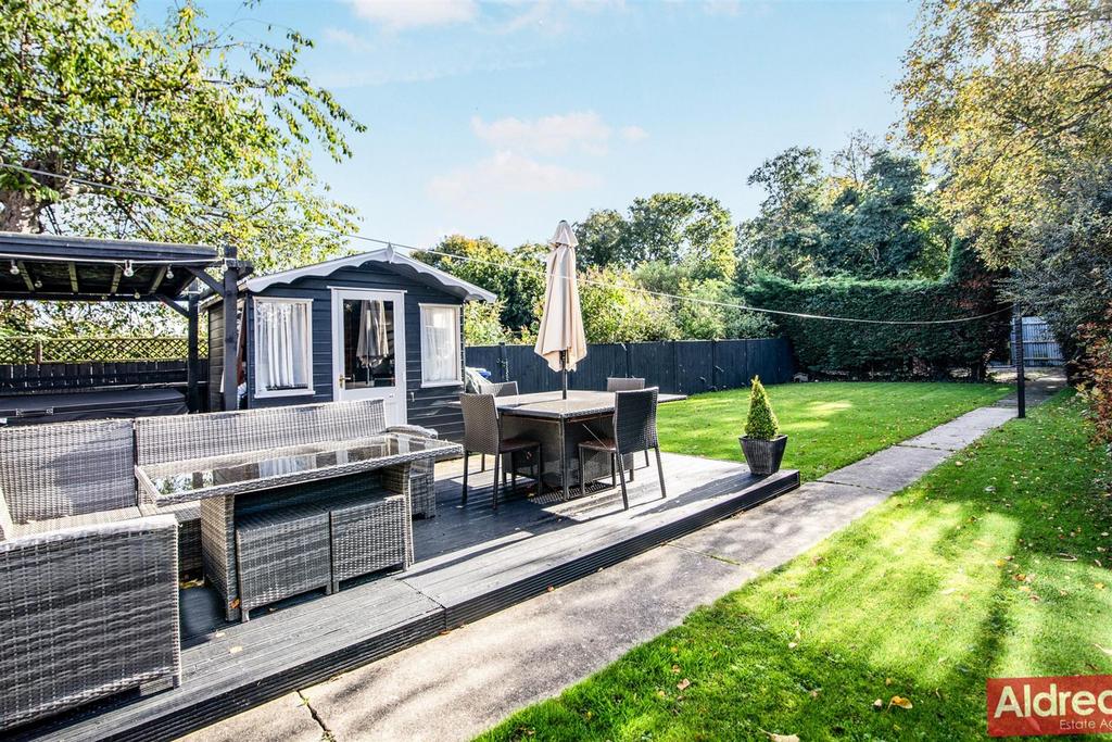 Garden seating area