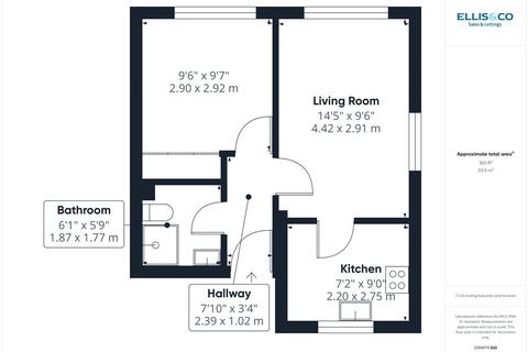 1 bedroom apartment to rent, Priory Way, Middx HA2