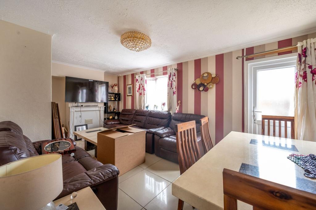 Open-plan living area, open plan living