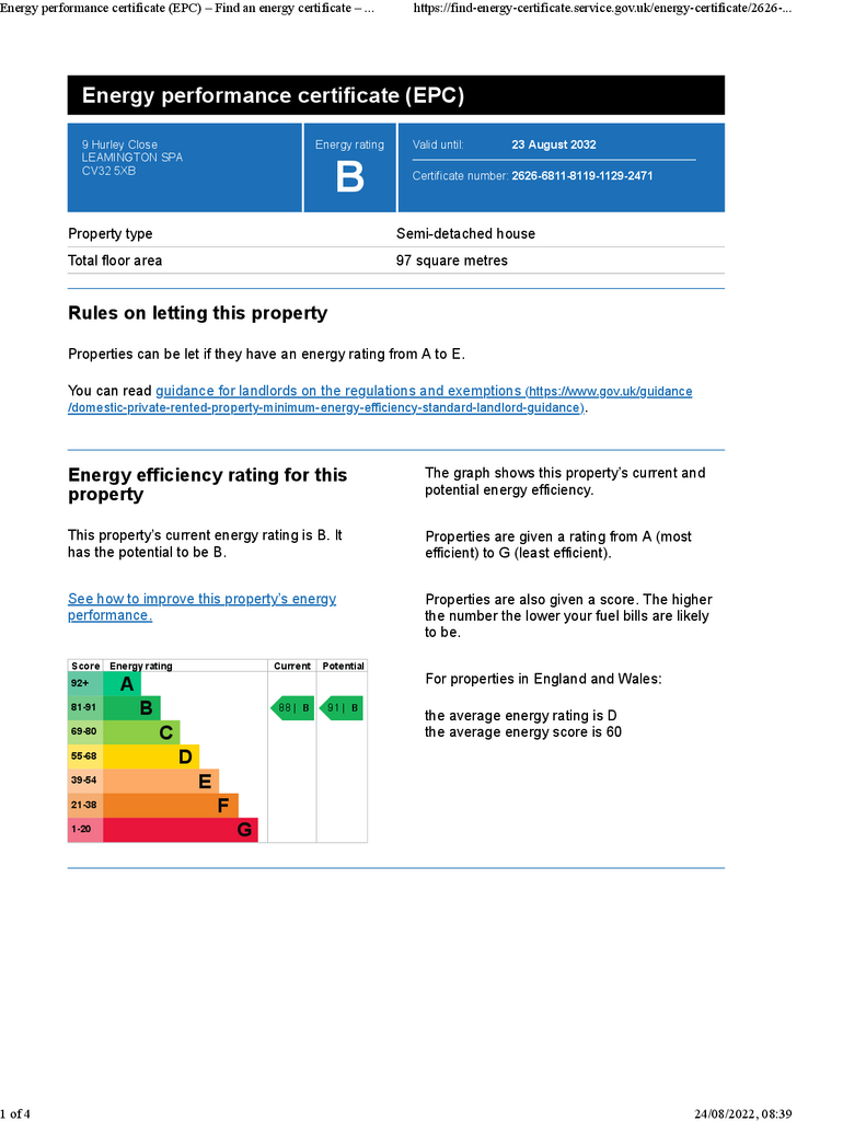 EPC Certificate