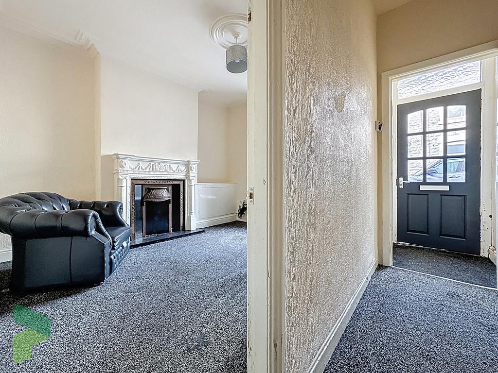 Living room and hallway