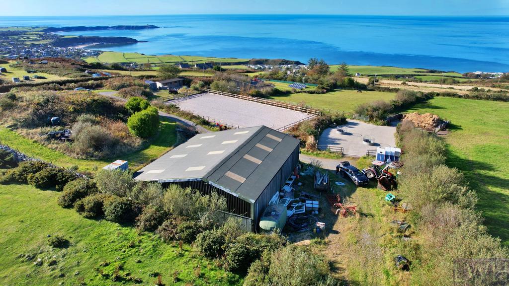 Aerial Barn &amp; Menage
