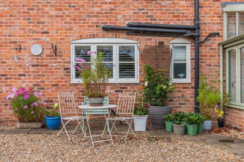Small patio area.