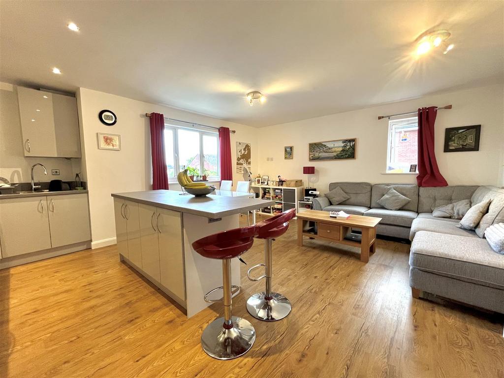 Living Room and Dining Kitchen