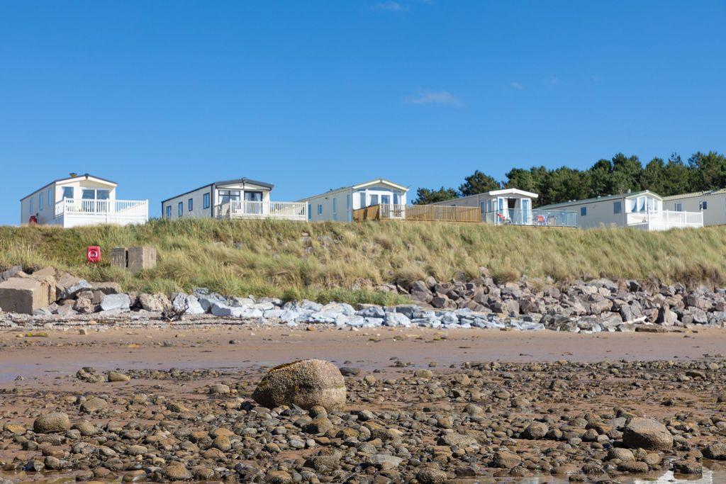 2022 Scotland Burghead Caravans On Cliffs Beachfro