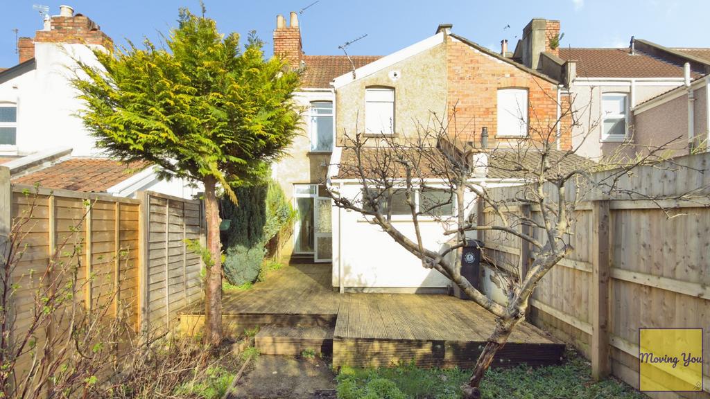 Rear of the property