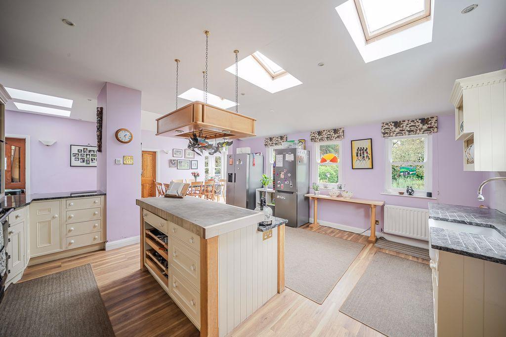 Open plan dining...