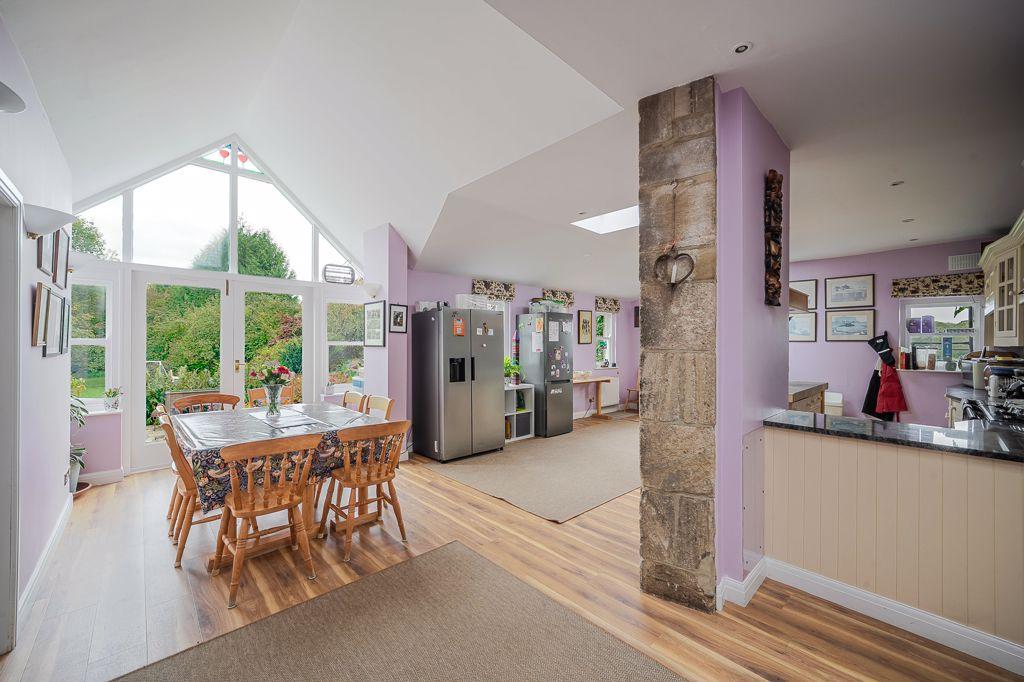 Open plan dining...
