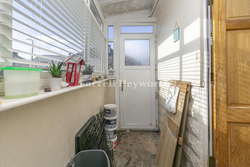 Rear porch