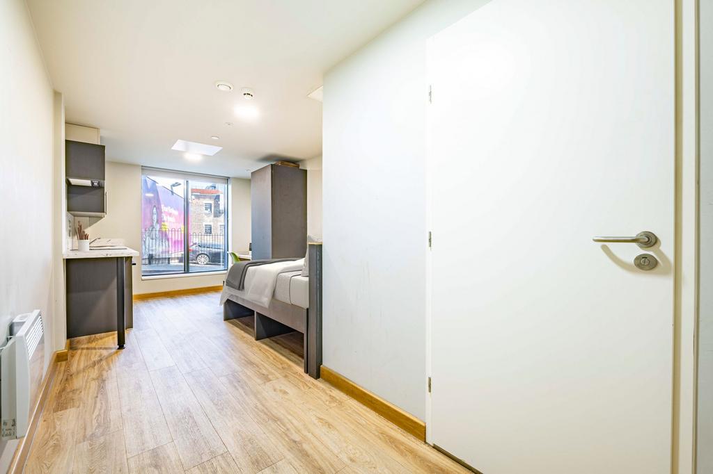 Bedroom, kitchen &amp; living area