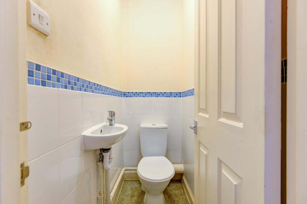 A clean, well-maintained bathroom with a large ...