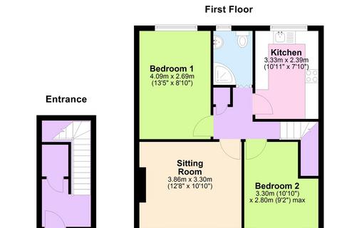 2 bedroom maisonette for sale, Within Walking Distance Of Cranbrook High Street