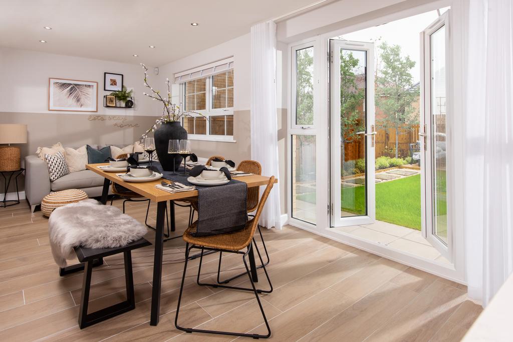 Inside view 4 bedroom detached Radleigh kitchen...