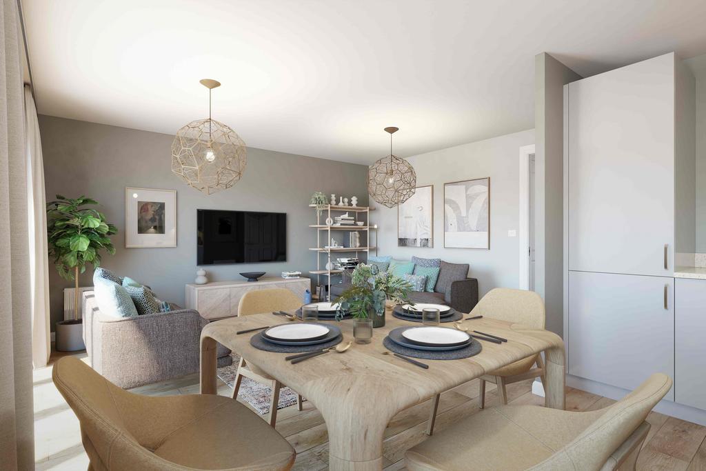 Inside view of modern living room