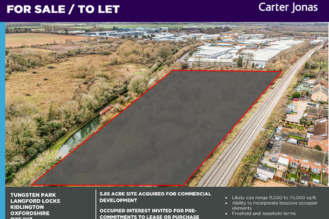 Land to rent, Tungsten Park, Langford Locks Kidlington OX5 1HZ