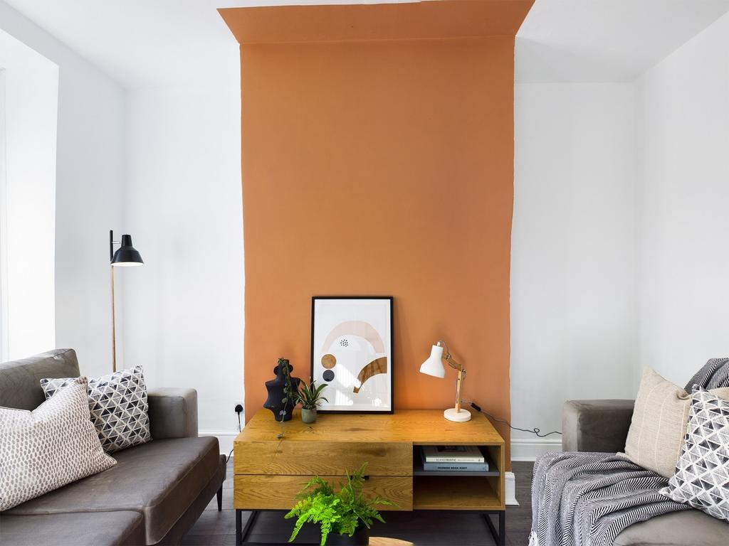 A stylish and inviting large modern living room...