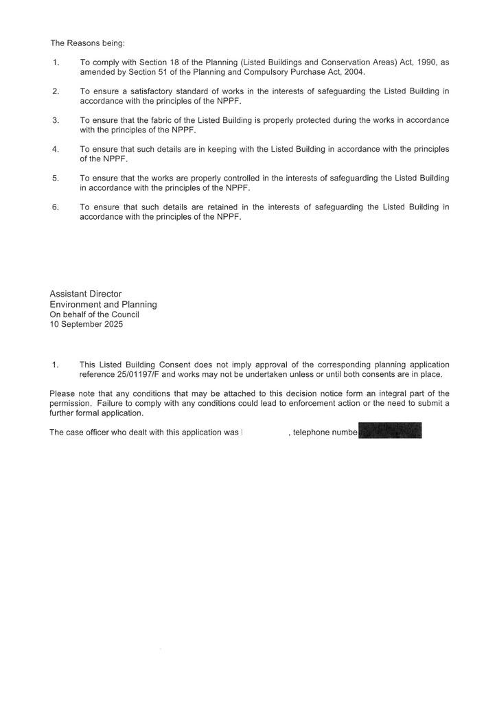 Listed Building Consent 2