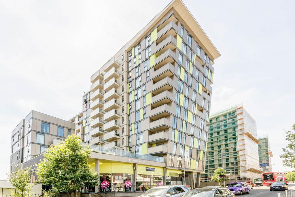 Apartment building facade, block of apartments