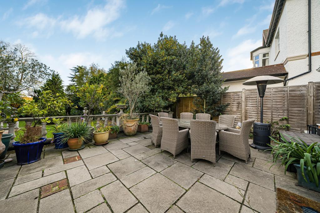 Large garden terrace