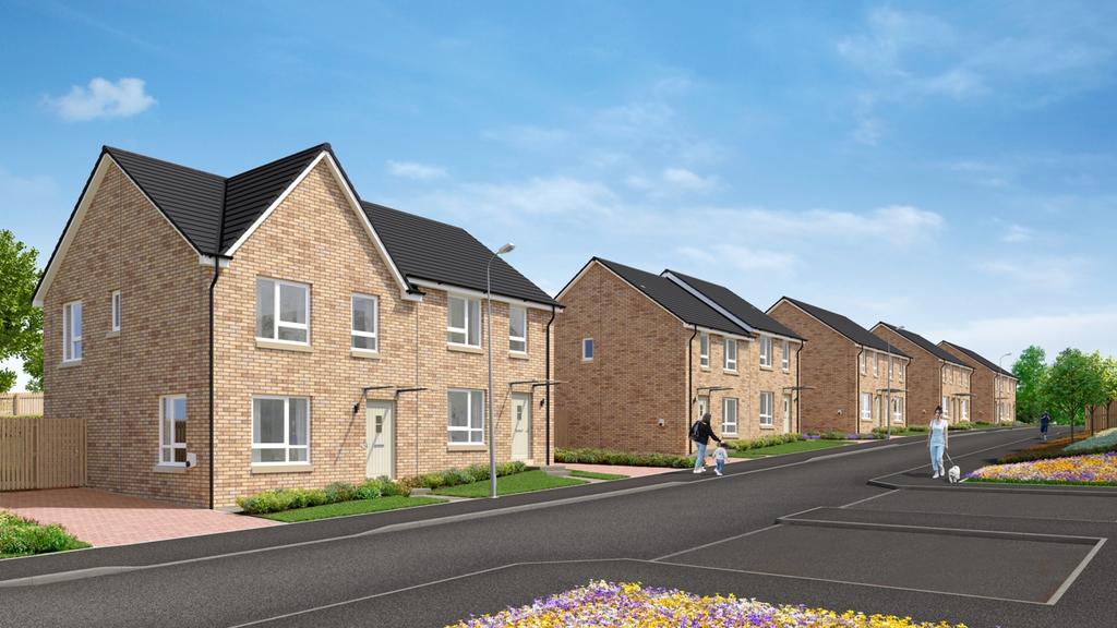 CGI street scene of King's View