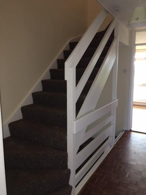 First floor hallway and stairs
